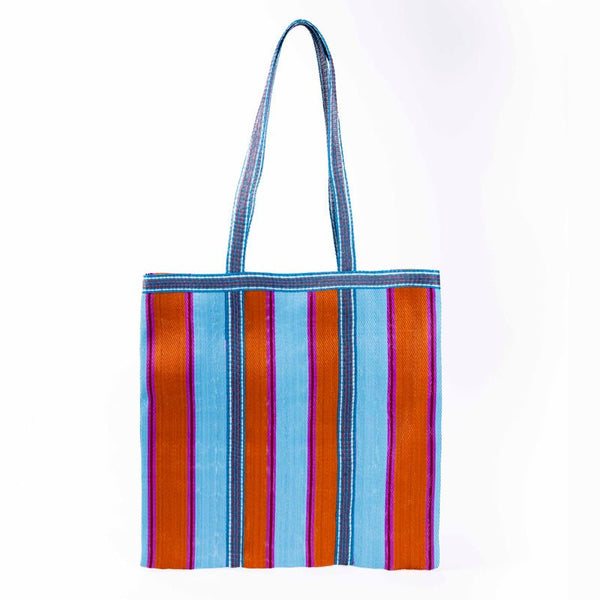 Find La Rochelle Orange Pink Aqua Tote - Parisian Cool at Bungalow Trading Co.