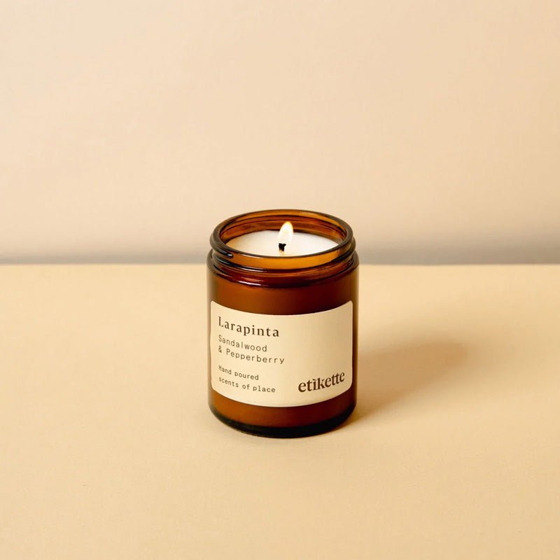 Find Larapinta 175ml Single Wick Candle - Etikette at Bungalow Trading Co.