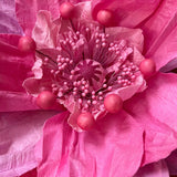 Find Large Poppy Paper Flower Pink - Nibbanah at Bungalow Trading Co.