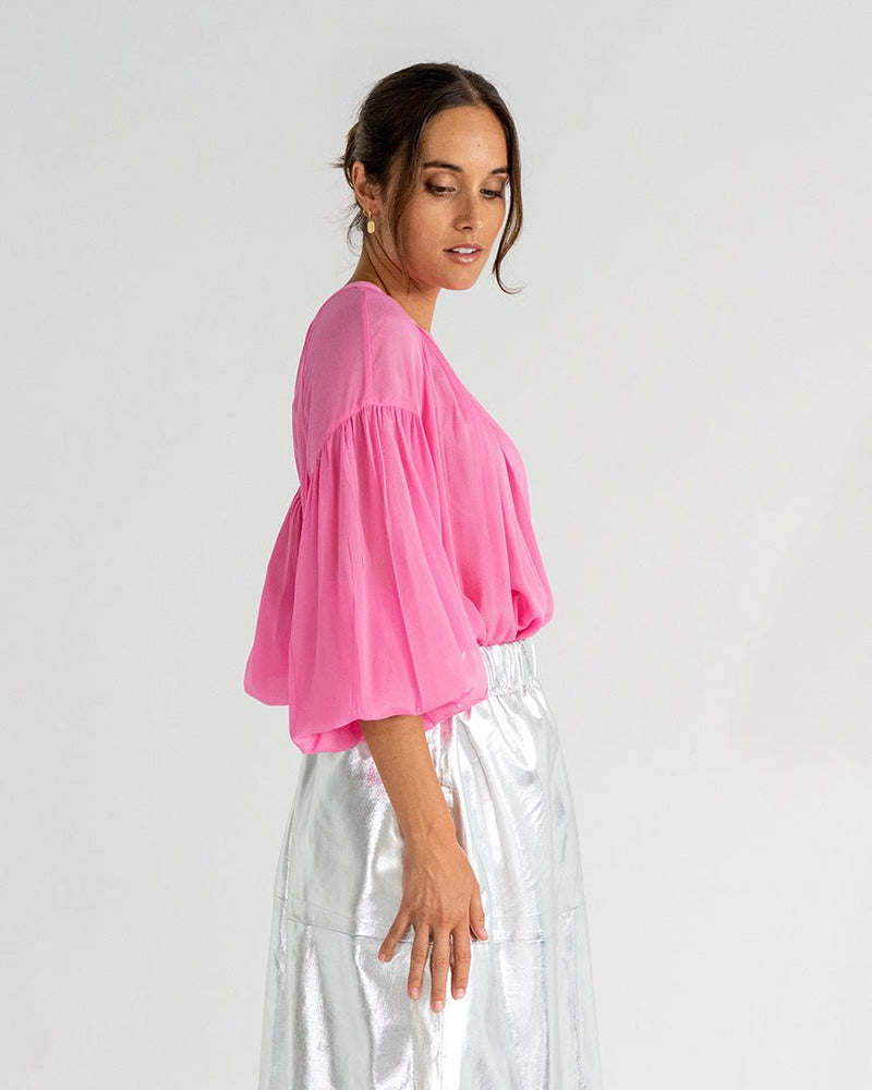 Find Laurent Blouse Orchid Pink - Arlington Milne at Bungalow Trading Co.