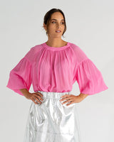 Find Laurent Blouse Orchid Pink - Arlington Milne at Bungalow Trading Co.