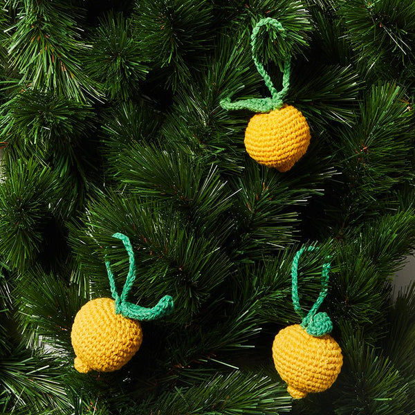 Find Lemon Yellow Christmas Decoration - Bonnie & Neil at Bungalow Trading Co.