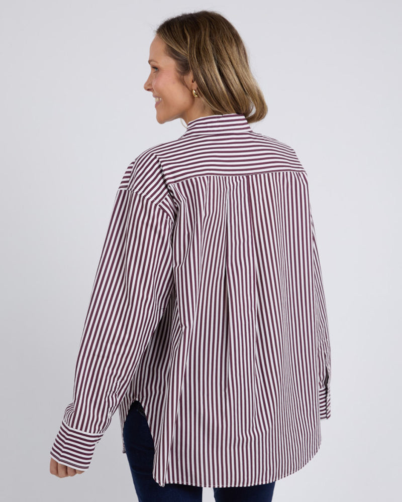 Lila Stripe Shirt