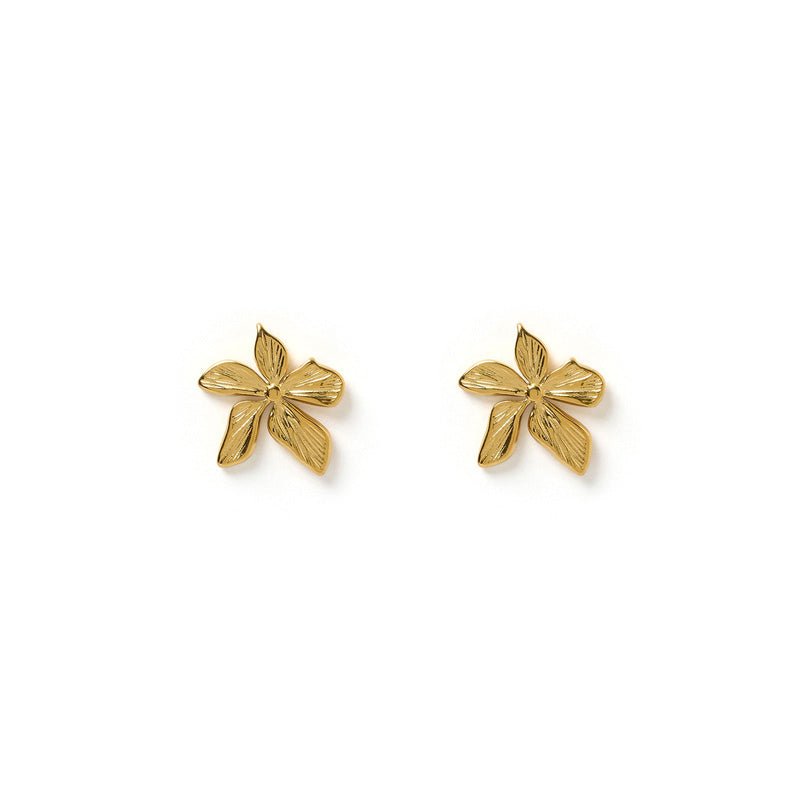 Find Lily Gold Earrings - Arms of Eve at Bungalow Trading Co.