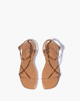 Find Lily Sandals Caramel Patent - DOF Studios at Bungalow Trading Co.