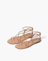 Find Lily Sandals Caramel Patent - DOF Studios at Bungalow Trading Co.