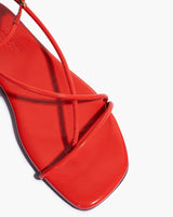 Find Lily Sandals Coral Red Patent - DOF Studios at Bungalow Trading Co.