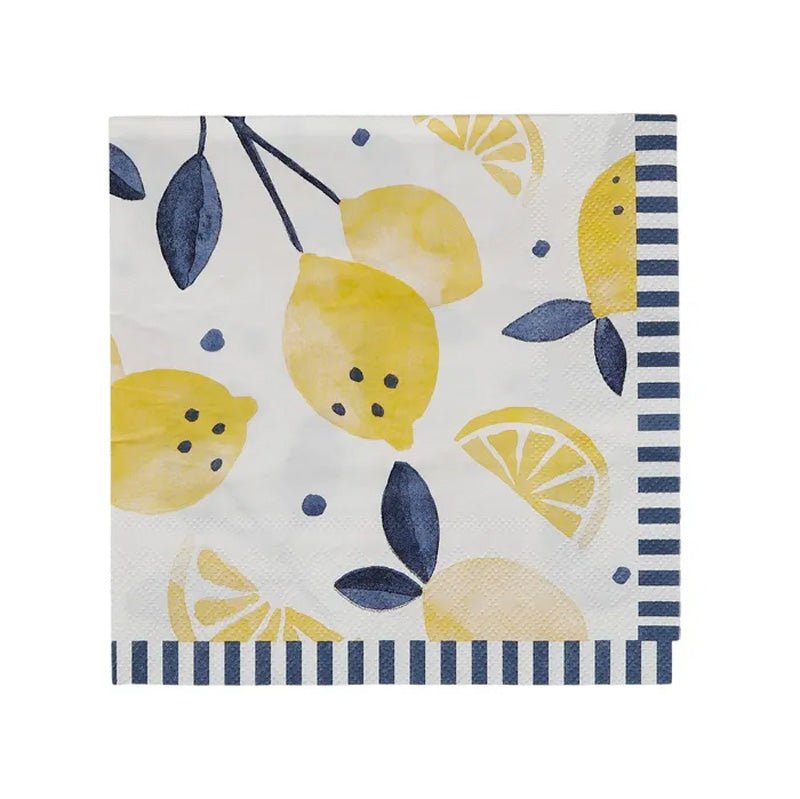 Find Limonata Paper Napkins Pack of 20 - Coast to Coast at Bungalow Trading Co.