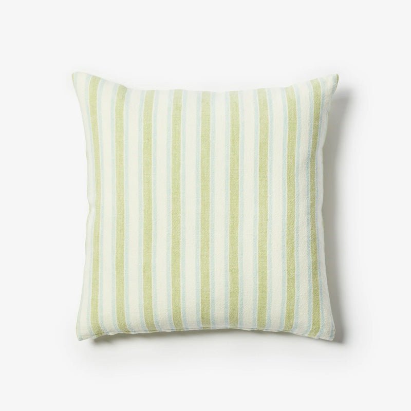 Find Linear Green Cushion Linen 50cm - Bonnie & Neil at Bungalow Trading Co.