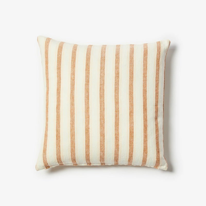 Find Linear Tan Cushion Linen 50cm - Bonnie & Neil at Bungalow Trading Co.