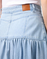 Lou Skirt Light Denim