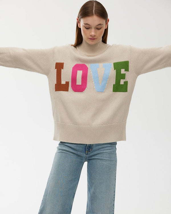 Find Love Me Jumper Oat - Kinney at Bungalow Trading Co.