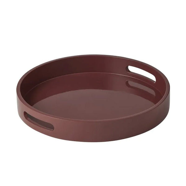 Find Lucia Lacquered Tray Claret - Coast to Coast at Bungalow Trading Co.