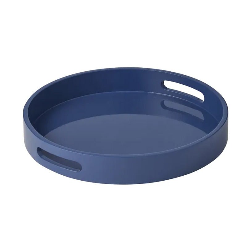 Find Lucia Lacquered Tray Navy - Coast to Coast at Bungalow Trading Co.