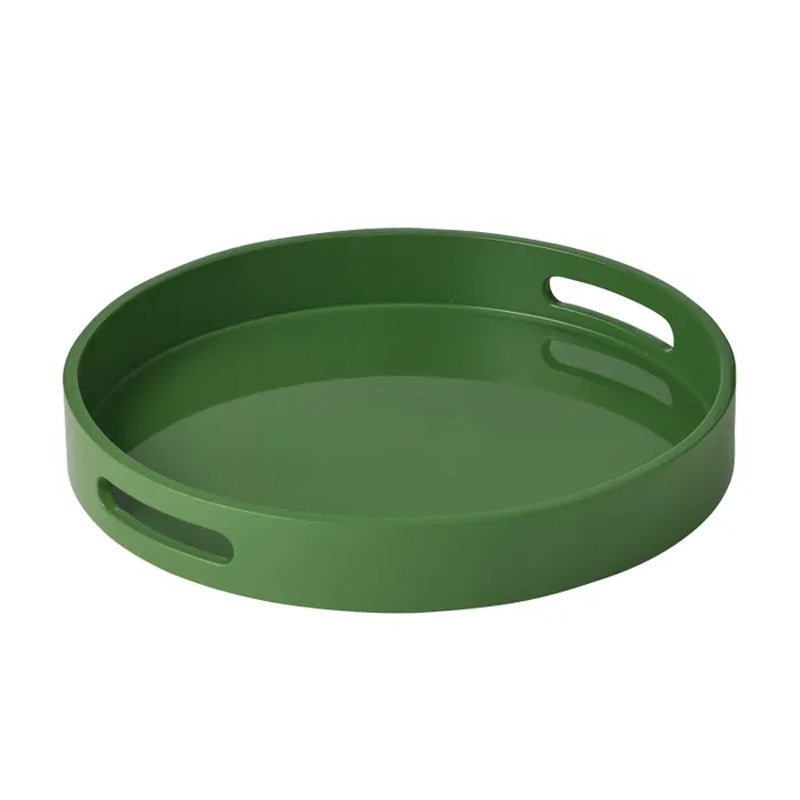 Find Lucia Laquered Tray Emerald - Coast to Coast at Bungalow Trading Co.