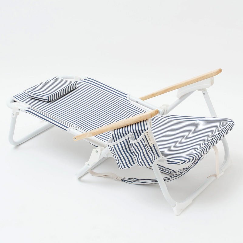 Find Luxe Beach Chair Coastal Blue - Sunnylife at Bungalow Trading Co.