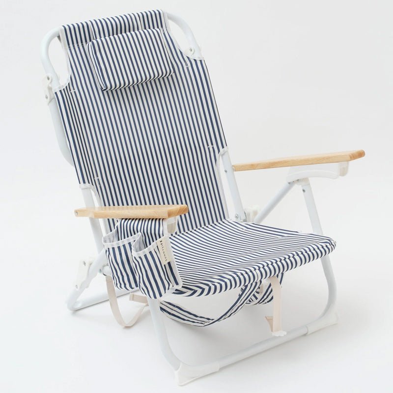 Find Luxe Beach Chair Coastal Blue - Sunnylife at Bungalow Trading Co.