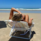 Find Luxe Beach Chair Rio Sun Multi Stripe - Sunnylife at Bungalow Trading Co.