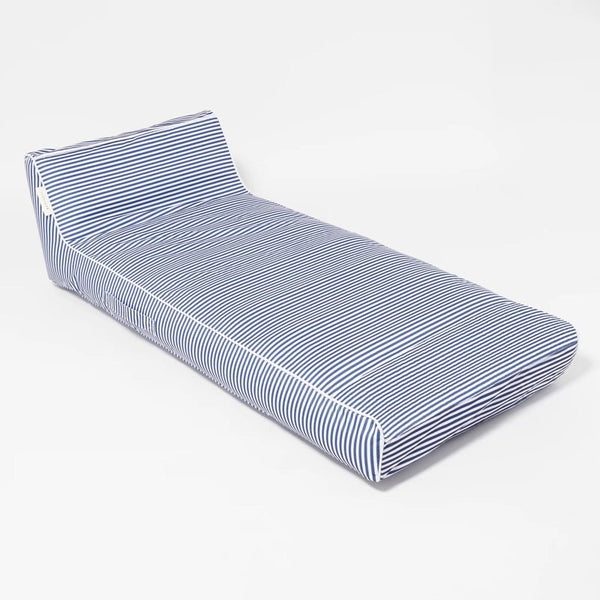 Find Luxe Lie - On Lounger Float Le Weekend Navy - Sunnylife at Bungalow Trading Co.