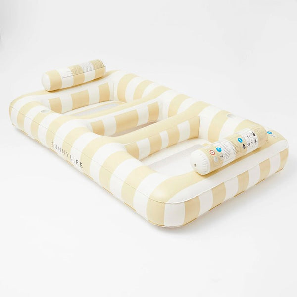 Find Luxe Twin Hammock Float Mango Bay Soft Mustard - Sunnylife at Bungalow Trading Co.