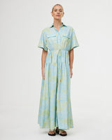 Find Maeve Maxi Dress Ocean Bloom - Kinney at Bungalow Trading Co.