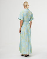 Find Maeve Maxi Dress Ocean Bloom - Kinney at Bungalow Trading Co.