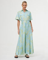 Find Maeve Maxi Dress Ocean Bloom - Kinney at Bungalow Trading Co.