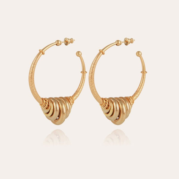 Find Maranzana Earrings Gold - GAS Bijoux at Bungalow Trading Co.