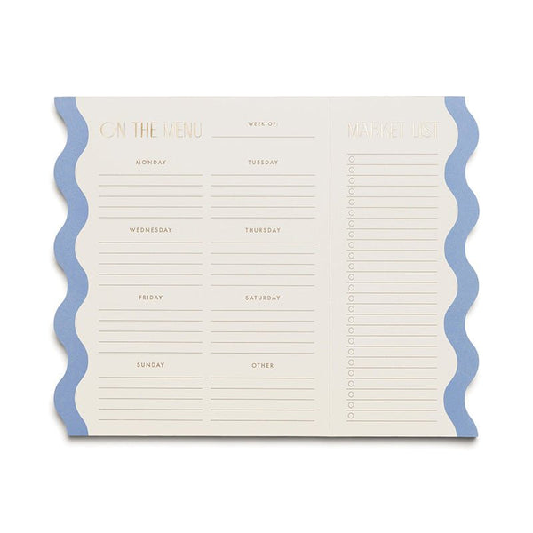 Find Meal Planner Notepad Cloud + Cream - Designworks at Bungalow Trading Co.