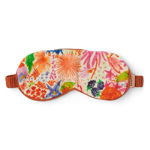 Find Meandering Meadow Velvet Eye Mask Bon Bon - Kip & Co at Bungalow Trading Co.