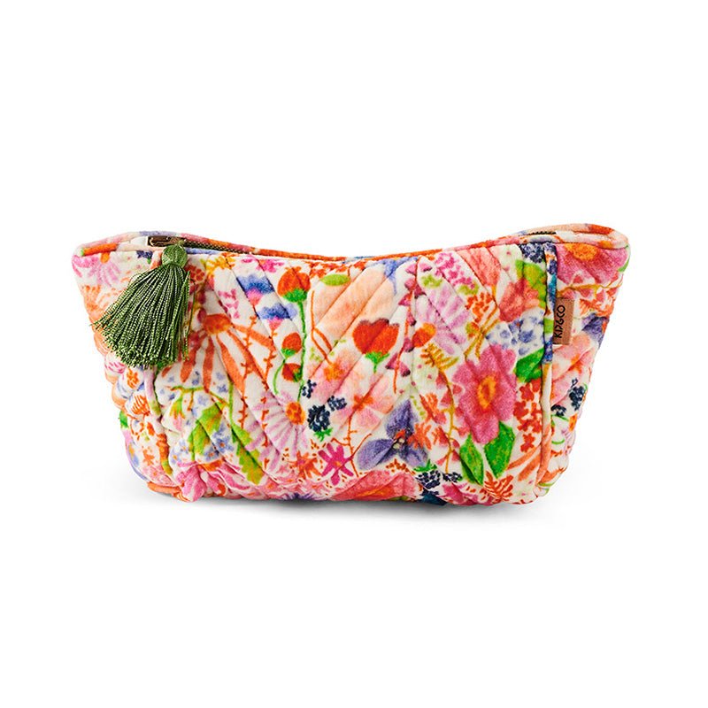 Find Meandering Meadow Velvet Toiletry Bag - Kip & Co at Bungalow Trading Co.