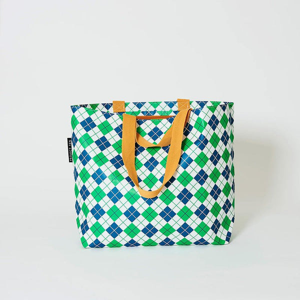 Find Medium Tote Argyle - Project Ten at Bungalow Trading Co.