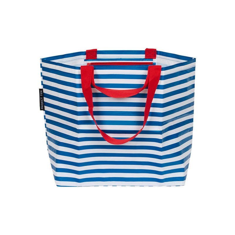 Find Medium Tote Breton Stripe - Project Ten at Bungalow Trading Co.