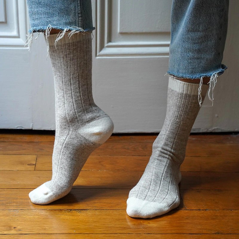 Find Merino Socks Sand - Klue at Bungalow Trading Co.