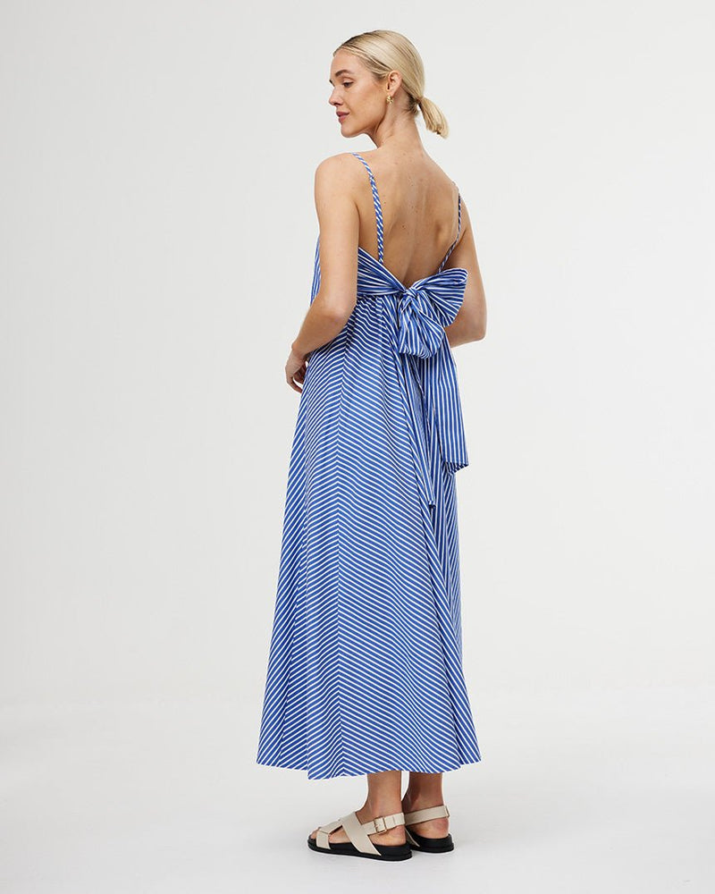 Find Mia Dress Riviera Stripe - Kinney at Bungalow Trading Co.