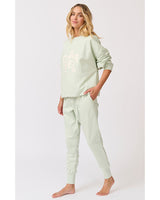 Find Mia Track Pant Matcha - Cartel & Willow at Bungalow Trading Co.