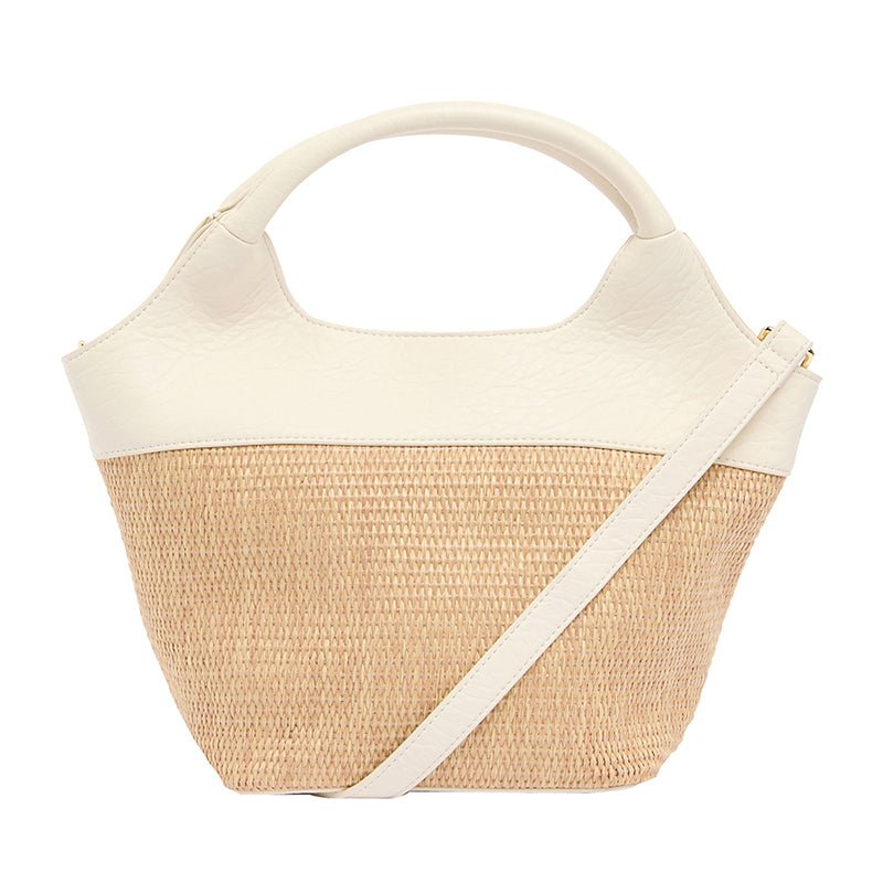 Find Miller Tote Chalk Weave - Elms + King at Bungalow Trading Co.