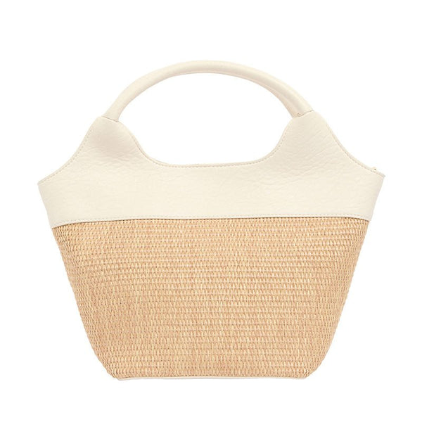 Find Miller Tote Chalk Weave - Elms + King at Bungalow Trading Co.