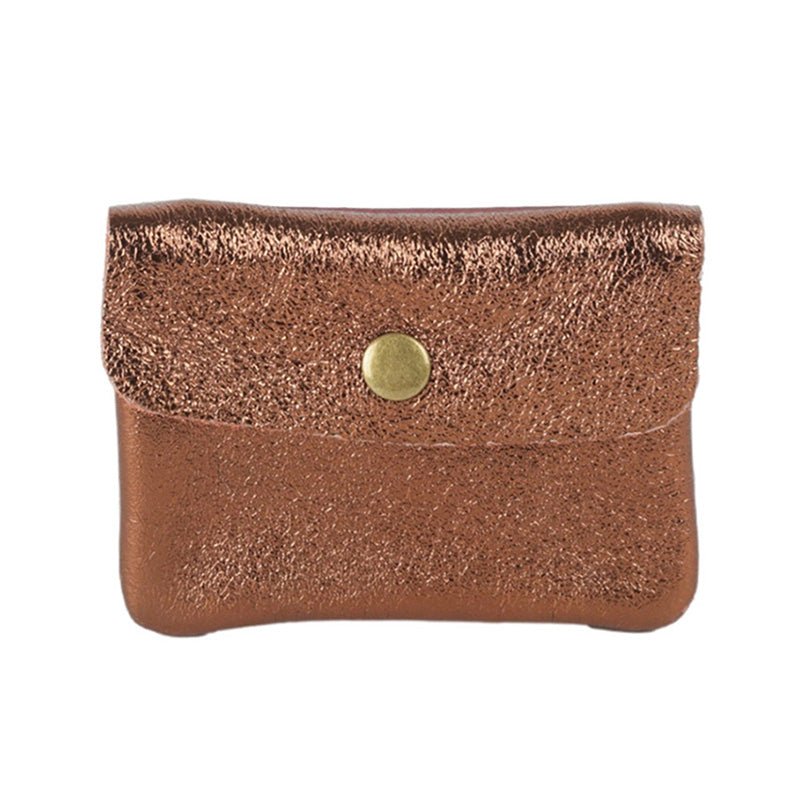 Find Mini Wallet Metallic Bronze - Maison Fanli at Bungalow Trading Co.