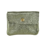 Find Mini Wallet Metallic Khaki - Maison Fanli at Bungalow Trading Co.