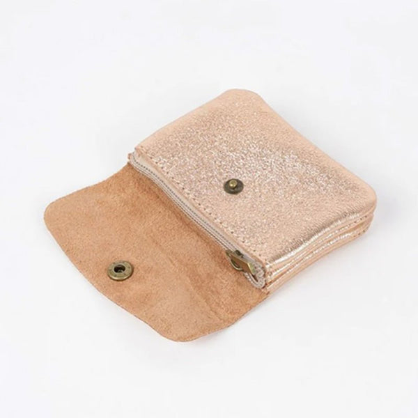 Find Mini Wallet Metallic Rose - Maison Fanli at Bungalow Trading Co.