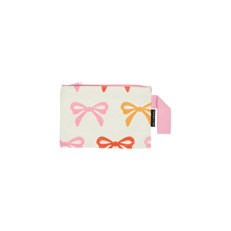 Find Mini Zip Pouch Bows - Project Ten at Bungalow Trading Co.