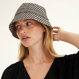 Find Mio Bucket Hat Ecru & Black - Summery Copenhagen at Bungalow Trading Co.