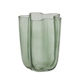 Miranda Glass Wave Vase Mint 31cm