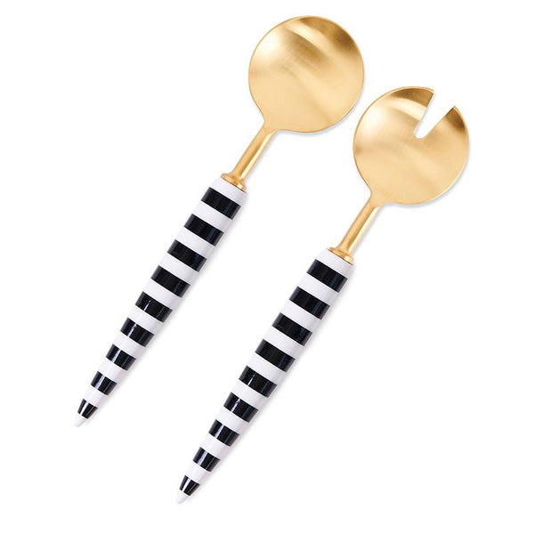 Find Monochrome Brasserie Salad Servers - Kip & Co at Bungalow Trading Co.