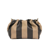 Find Monty Crossbody Bag Black & Latte Stripe - Elms + King at Bungalow Trading Co.