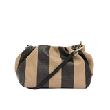 Find Monty Crossbody Bag Black & Latte Stripe - Elms + King at Bungalow Trading Co.