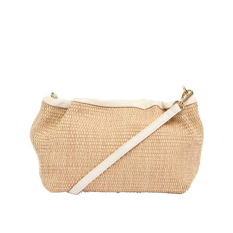 Find Monty Crossbody Bag Natural Weave - Elms + King at Bungalow Trading Co.