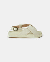 Find Mya Leather Sandal Vanilla - Walnut Melbourne at Bungalow Trading Co.