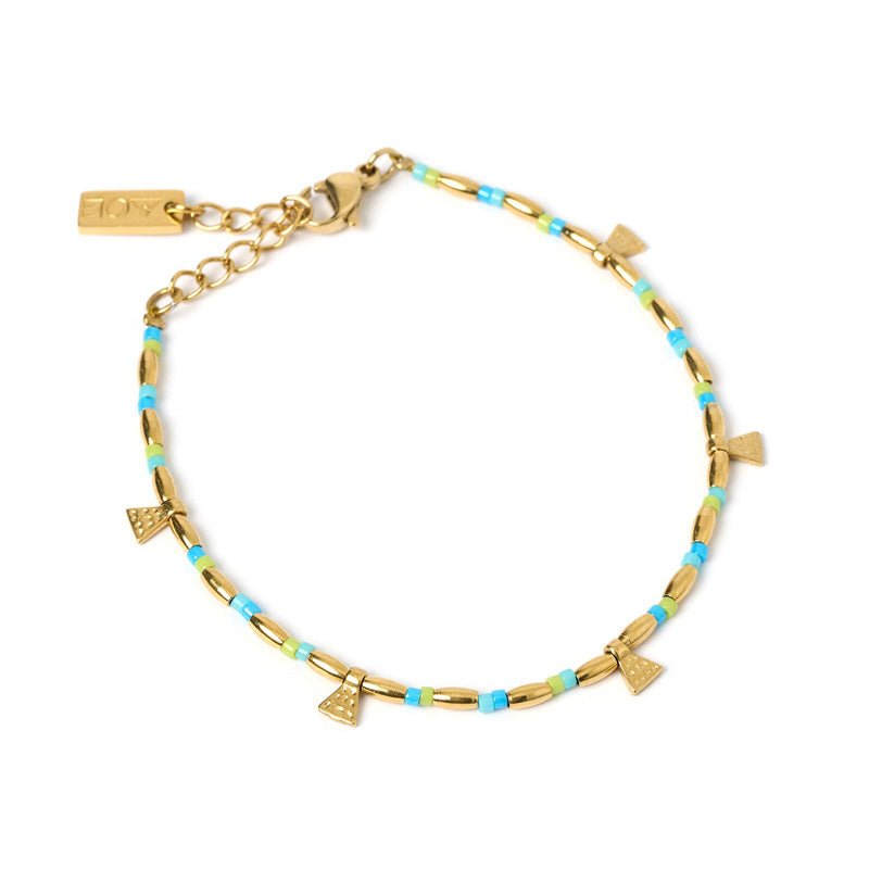 Find Natalia Gold Bracelet Ocean - Arms of Eve at Bungalow Trading Co.